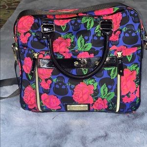 Betsey Johnson Lg Size Bag Skulls